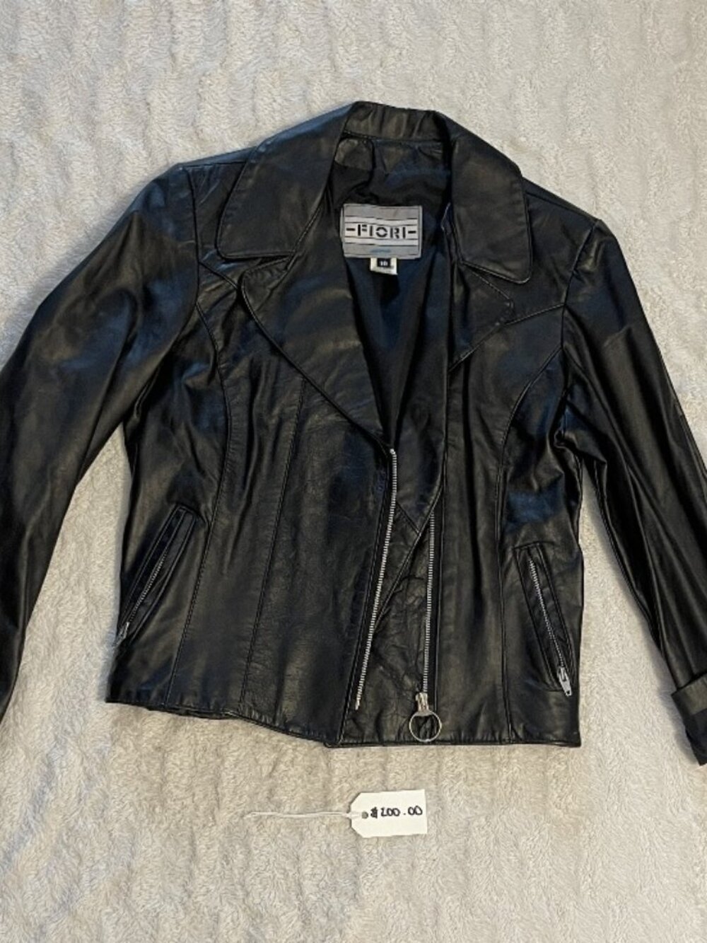 ✨Black Leather Jacket